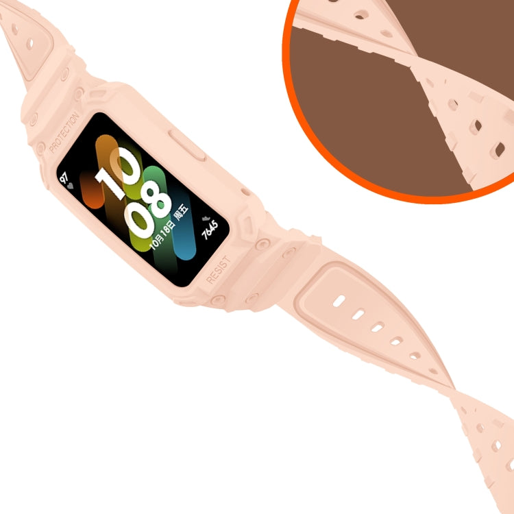 For Huawei Band 7 / 6 / Honor Band 6 Integrated TPU Watch Band(Pink) by bashfashion