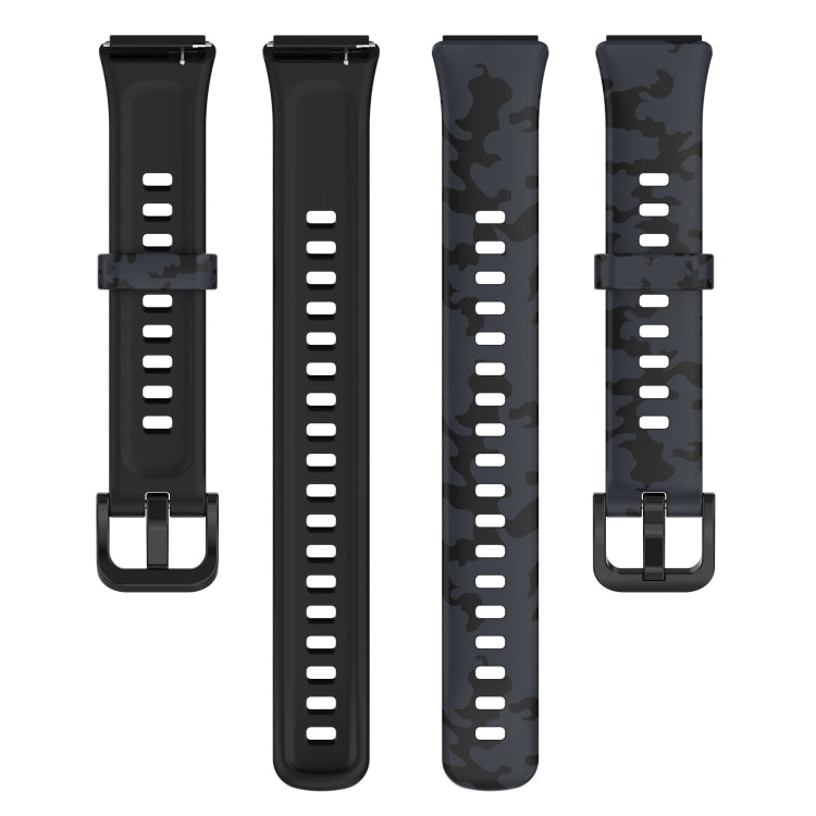 For Huawei Band 7 TPU Watch Band(Camouflage Grey) by bashfashion