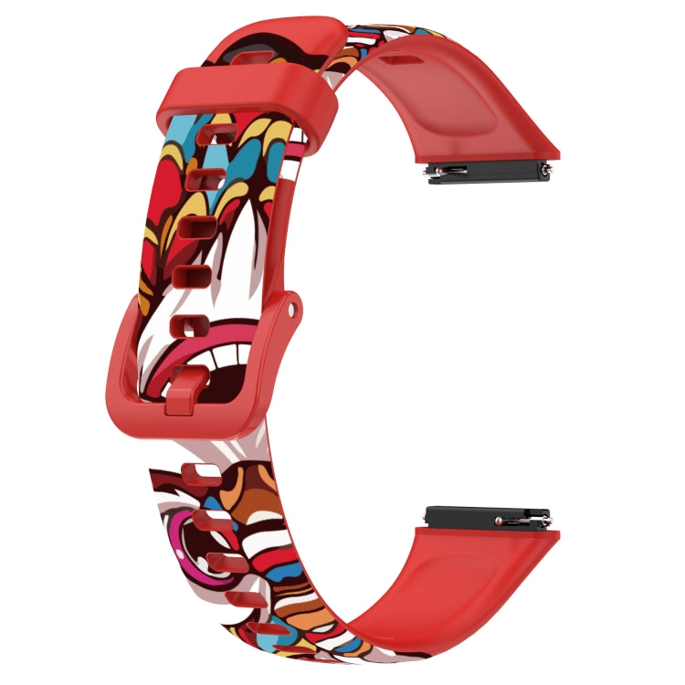 For Huawei Band 7 TPU Watch Band(Dancing Lion) by bashfashion