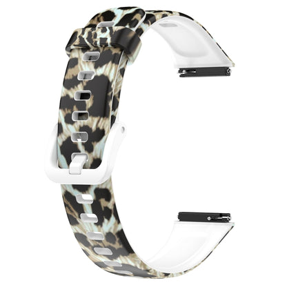For Huawei Band 7 TPU Watch Band(Brown Leopard Print) by bashfashion