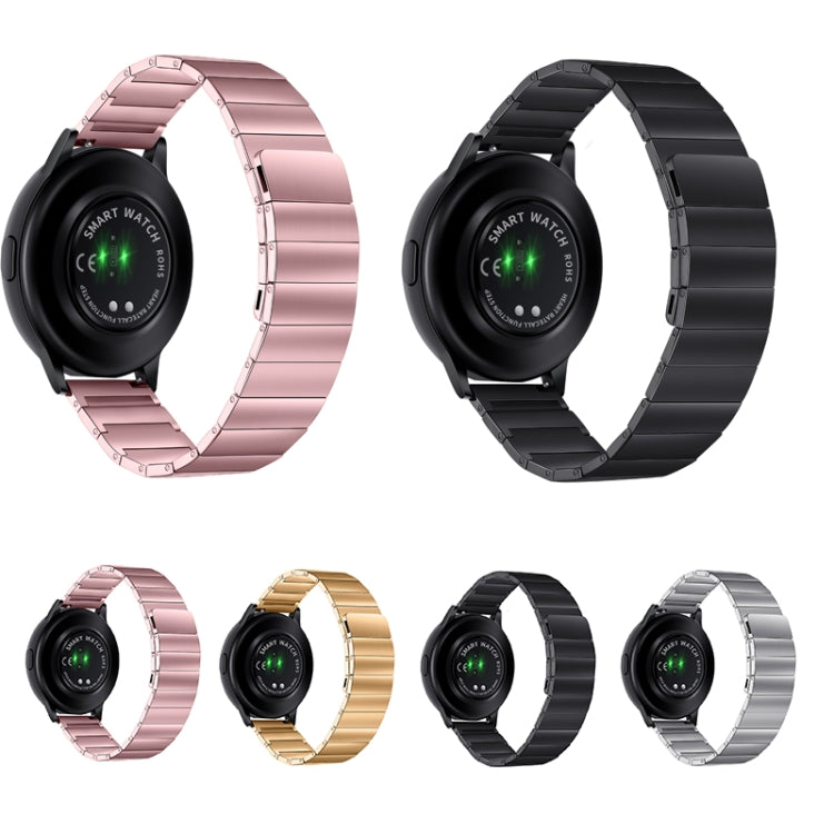For Samsung Galaxy Watch4 40mm / 44mm Magnetic Steel Watch Band(Pink) by bashfashion
