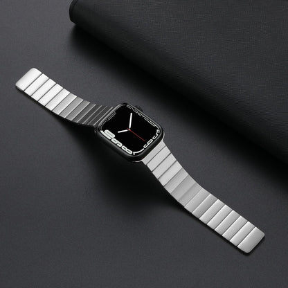 Magnetic Steel Watch Band For Apple Watch Series 9&8&7 41mm / SE 3&SE 2&6&SE&5&4 40mm / 3&2&1 38mm (Starlight) by bashfashion