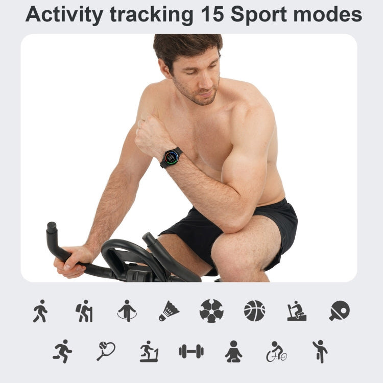 L1 1.32 inch IPS Color Screen Smart Wristband, Support Sleep Monitoring/Heart Rate Monitoring(Rose Gold) by bashfashion