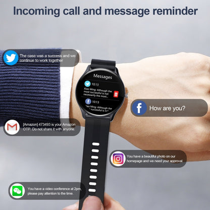 L1 1.32 inch IPS Color Screen Smart Wristband, Support Sleep Monitoring/Heart Rate Monitoring(Rose Gold) by bashfashion