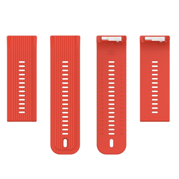 For Huawei Watch D Solid Color Silicone Watch Band with Buckle(Orange) by bashfashion