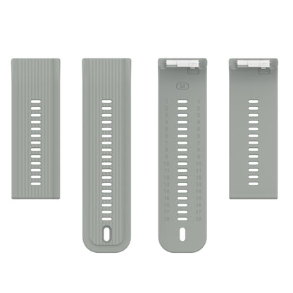 For Huawei Watch D Solid Color Silicone Watch Band with Buckle(Grey) by bashfashion