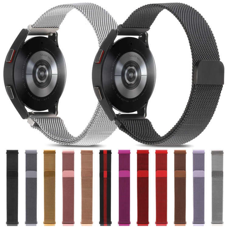 For Huawei Watch GT 3 Pro 43mm Milan Steel Watch Band(Silver) by bashfashion