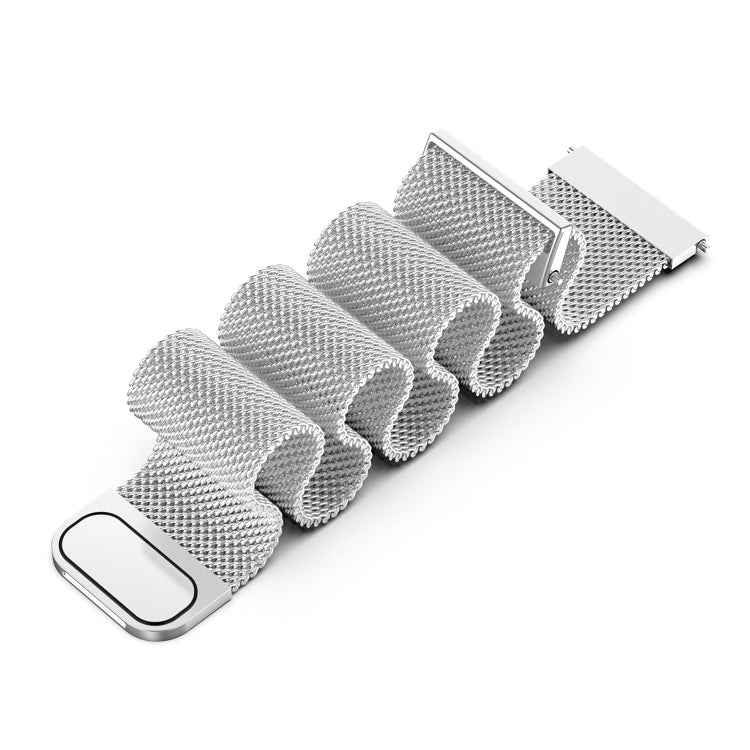 For Huawei Watch GT 3 Pro 46mm Milan Steel Watch Band(Silver) by bashfashion