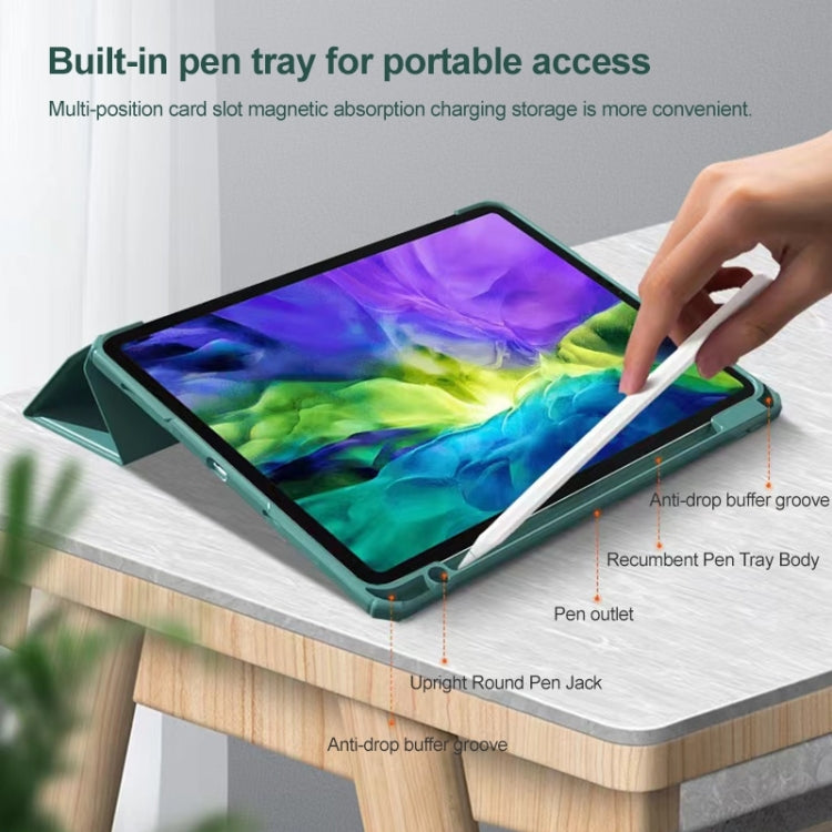 Mutural Pinyue Series Smart Leather Tablet Case For iPad 9.7 2018 / 2017(Green) by Mutural