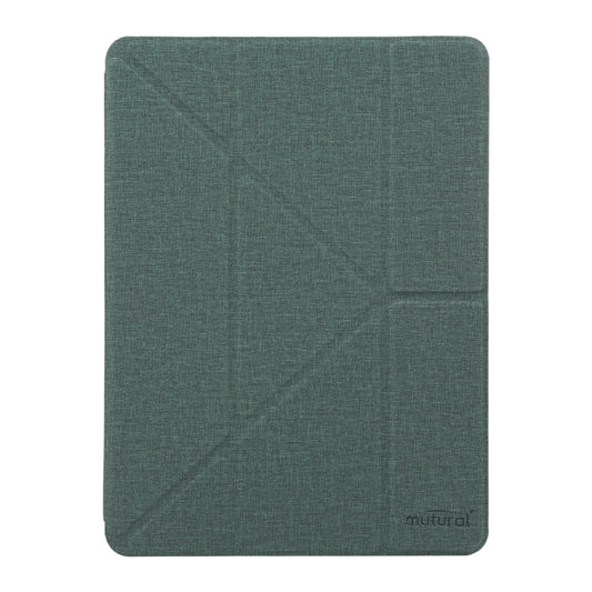 Mutural King Kong Series Deformation Holder Leather Tablet Case For iPad Pro 10.5 2019 / 2017(Green) by Mutural