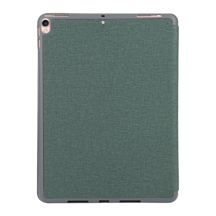 Mutural King Kong Series Deformation Holder Leather Tablet Case For iPad Pro 10.5 2019 / 2017(Green) by Mutural