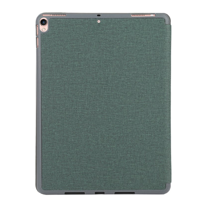 Mutural King Kong Series Deformation Holder Leather Tablet Case For iPad Pro 10.5 2019 / 2017(Green) by Mutural