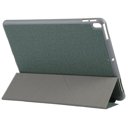 Mutural King Kong Series Deformation Holder Leather Tablet Case For iPad Pro 10.5 2019 / 2017(Green) by Mutural