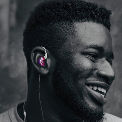 KZ-ZST X 1.25m Ring Iron Hybrid Driver In-Ear Noise Cancelling Earphone, Style:Without Microphone(Colorful) by KZ