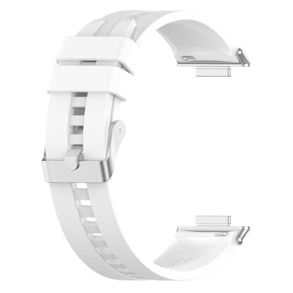 For Huawei Watch Fit 2 Tire Tread Watch Band(White) by bashfashion