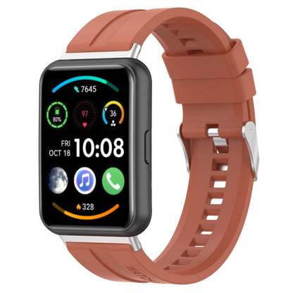 For Huawei Watch Fit 2 Tire Tread Watch Band(Orange) by bashfashion