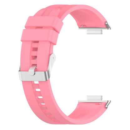 For Huawei Watch Fit 2 Tire Tread Watch Band(Pink) by bashfashion
