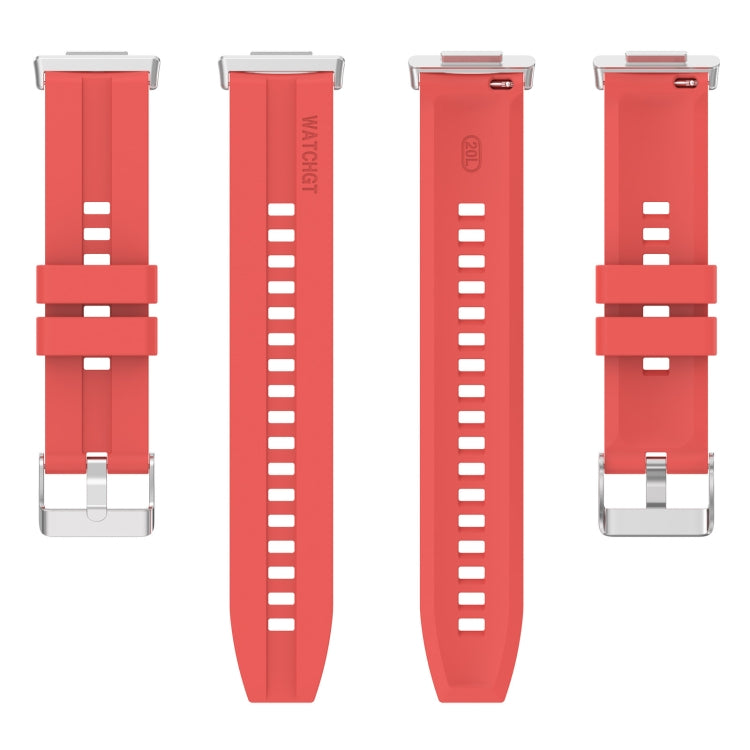 For Huawei Watch Fit 2 Tire Tread Watch Band(Red) by bashfashion