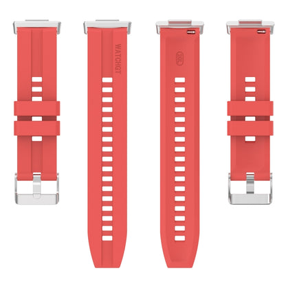 For Huawei Watch Fit 2 Tire Tread Watch Band(Red) by bashfashion