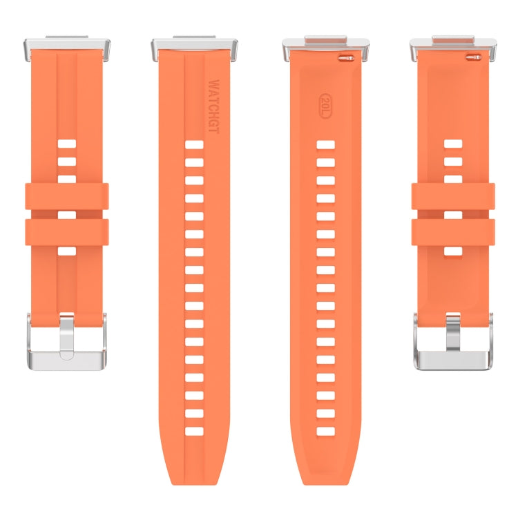For Huawei Watch Fit 2 Tire Tread Watch Band(Vitality Orange) by bashfashion