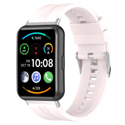 For Huawei Watch Fit 2 Tire Tread Watch Band(Quicksand Pink) by bashfashion