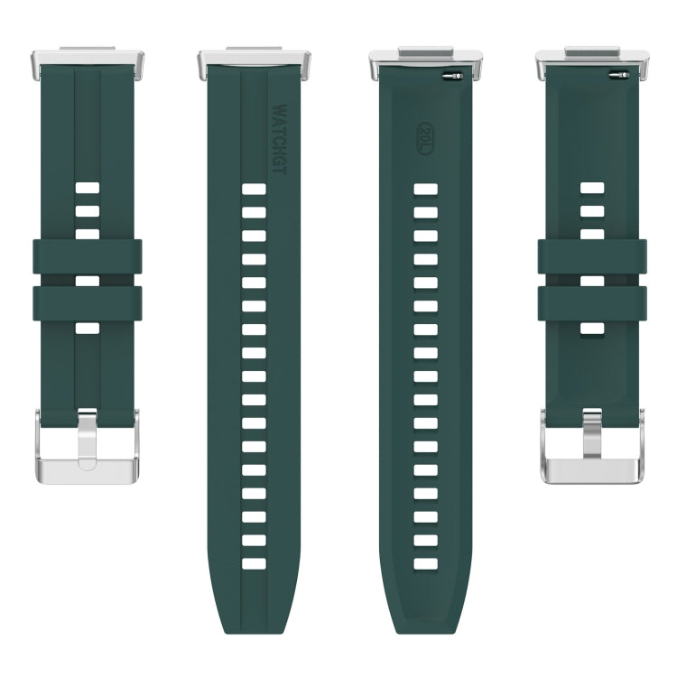 For Huawei Watch Fit 2 Tire Tread Watch Band(Dark Green) by bashfashion