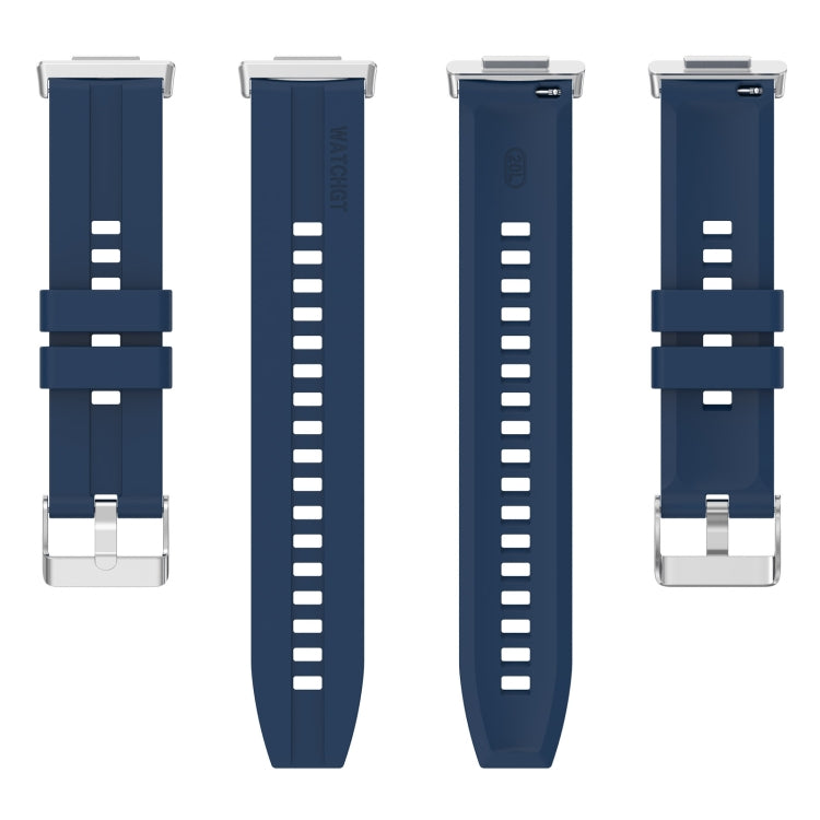 For Huawei Watch Fit 2 Tire Tread Watch Band(Dark Blue) by bashfashion