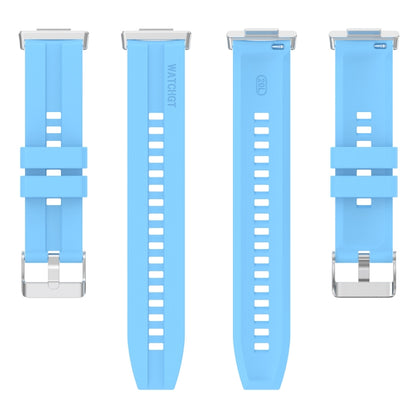 For Huawei Watch Fit 2 Tire Tread Watch Band(Sky Blue) by bashfashion
