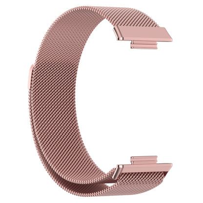For Huawei Watch Fit 2 Milan Magnetic Stainless Steel Watch Band(Rose Pink) by bashfashion