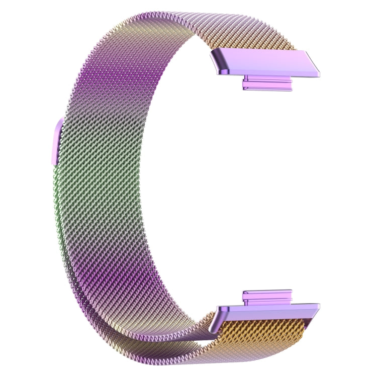 For Huawei Watch Fit 2 Milan Magnetic Stainless Steel Watch Band(Colorful) by bashfashion