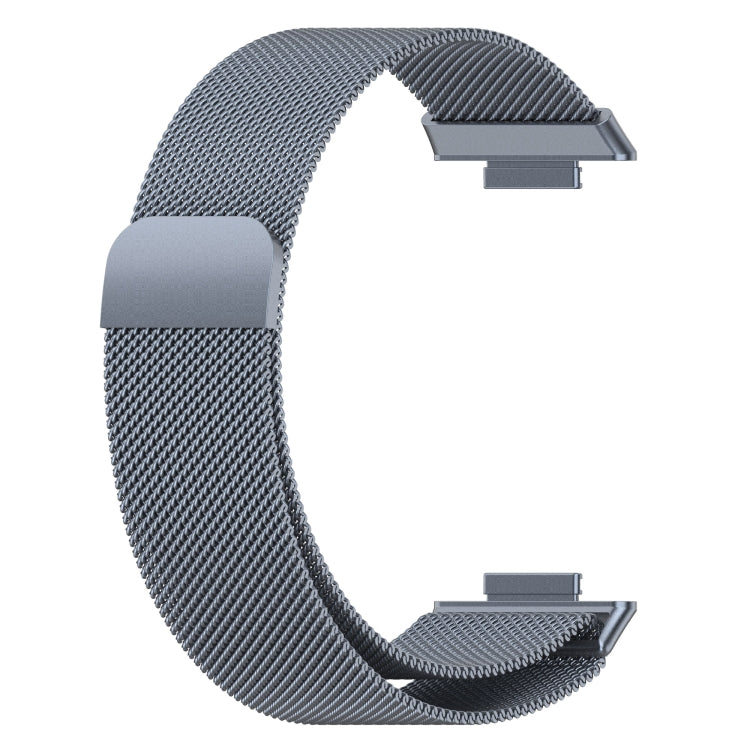 For Huawei Watch Fit 2 Milan Magnetic Stainless Steel Watch Band(Space Grey) by bashfashion