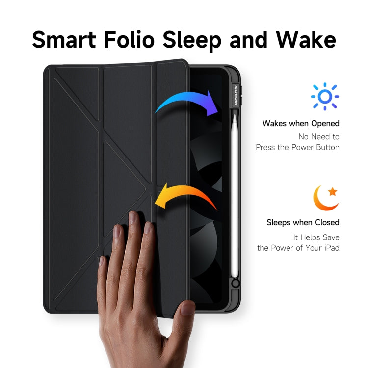 For iPad Air 2020 / Air 2022 / Air 11 2024 DUX DUCIS Magi Series Shockproof Tablet Case(Black) by DUX DUCIS
