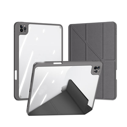 For iPad Pro 12.9 2022/2021/2020/2018 DUX DUCIS Magi Series Shockproof Tablet Case(Grey) by DUX DUCIS