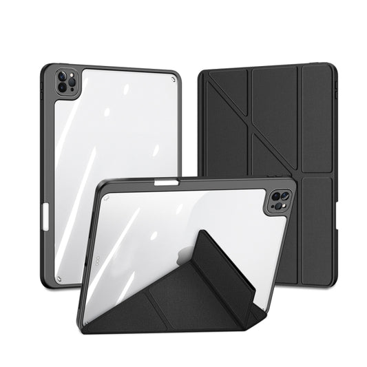 For iPad Pro 12.9 2022/2021/2020/2018 DUX DUCIS Magi Series Shockproof Tablet Case(Black) by DUX DUCIS