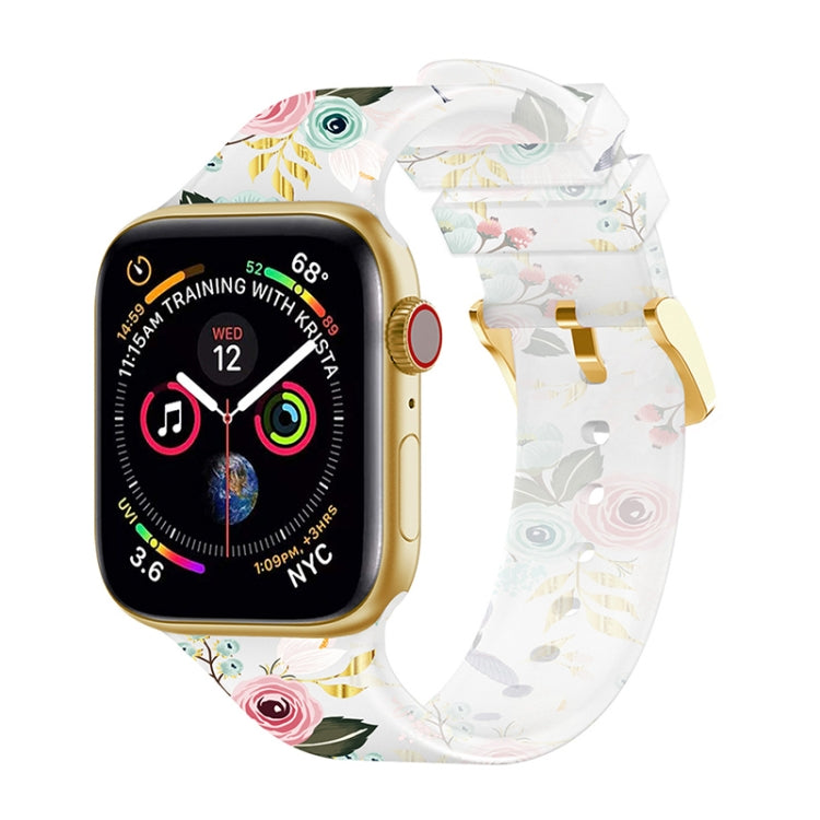 Square Buckle Transparent Watch Band For Apple Watch Ultra 49mm&Watch Ultra 2 49mm / Series 9&8&7 45mm / SE 3&SE 2&6&SE&5&4 44mm / 3&2&1 42mm(9) by bashfashion