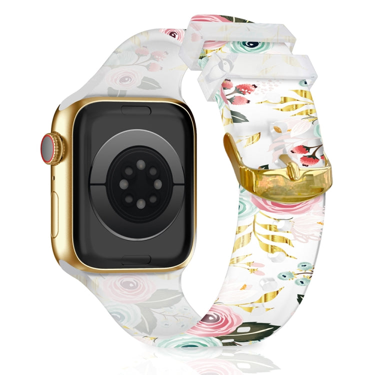 Square Buckle Transparent Watch Band For Apple Watch Ultra 49mm&Watch Ultra 2 49mm / Series 9&8&7 45mm / SE 3&SE 2&6&SE&5&4 44mm / 3&2&1 42mm(9) by bashfashion