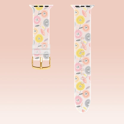 Square Buckle Transparent Watch Band For Apple Watch Series 9&8&7 41mm / SE 3&SE 2&6&SE&5&4 40mm / 3&2&1 38mm(3) by bashfashion