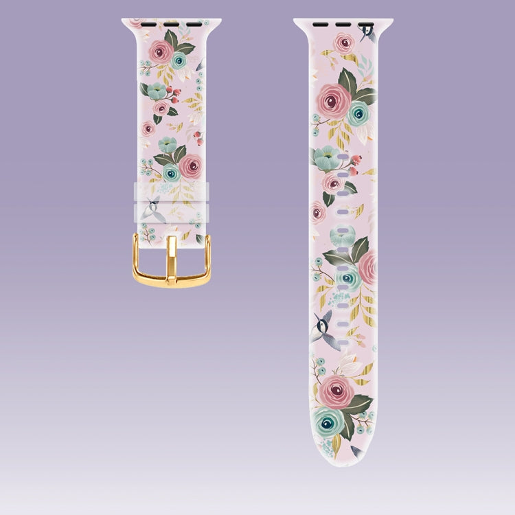 Square Buckle Transparent Watch Band For Apple Watch Series 9&8&7 41mm / SE 3&SE 2&6&SE&5&4 40mm / 3&2&1 38mm(7) by bashfashion