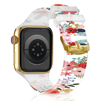 Square Buckle Transparent Watch Band For Apple Watch Series 9&8&7 41mm / SE 3&SE 2&6&SE&5&4 40mm / 3&2&1 38mm(8) by bashfashion