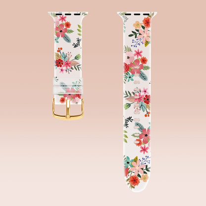 Square Buckle Transparent Watch Band For Apple Watch Series 9&8&7 41mm / SE 3&SE 2&6&SE&5&4 40mm / 3&2&1 38mm(8) by bashfashion