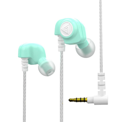 QKZ SK5 In-ear Subwoofer Wire-controlled Music Earphone with Mic(Green) by QKZ