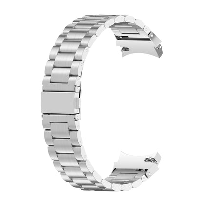 For Samsung Galaxy Watch 5 40mm Three Strains Steel Watch Band(Silver) by bashfashion