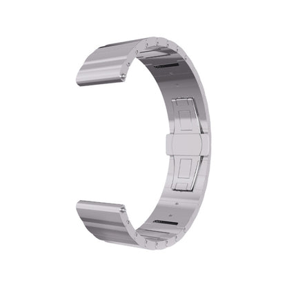 For Samsung Galaxy Watch 5 Pro 45mm Steel Watch Band(Silver) by bashfashion