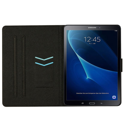 For Samsung Galaxy Tab A 10.1 T580 Marble Pattern Smart Leather Tablet Case(Splicing Marble) by bashfashion