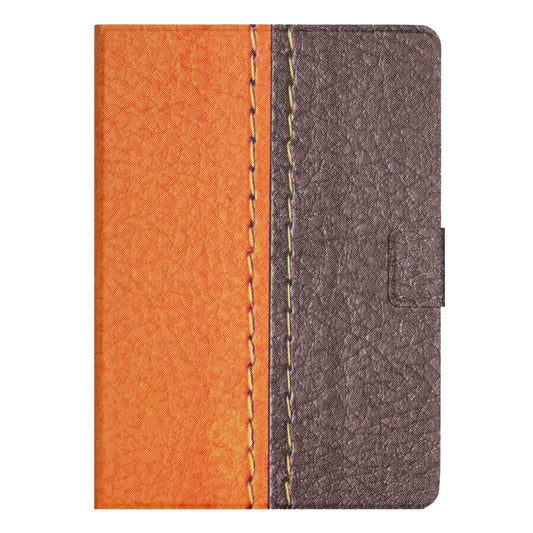 For Samsung Galaxy Tab A7 Lite T220 Stitching Solid Color Smart Leather Tablet Case(Orange) by bashfashion