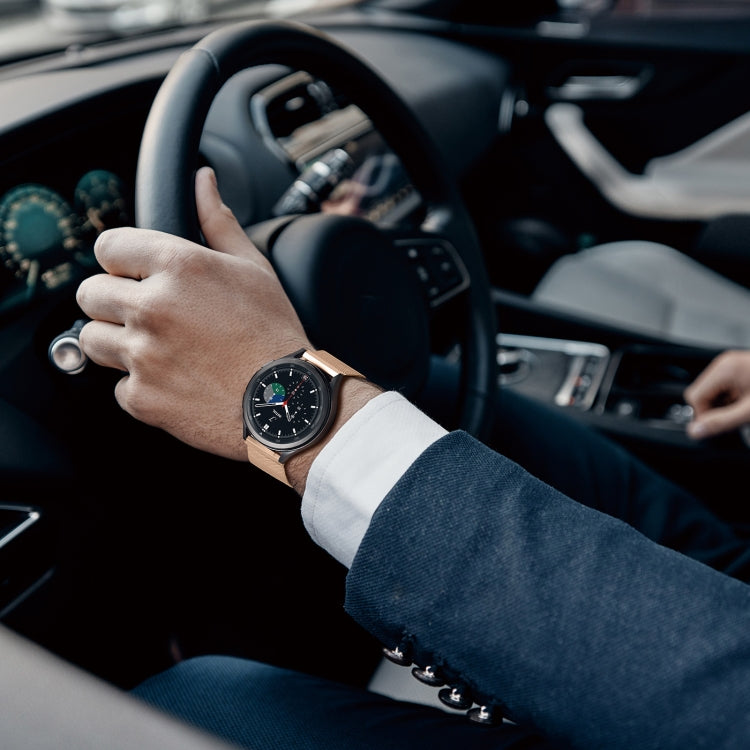 DUX DUCIS Milanese Watch Band For Samsung Watch Series 20mm(Gold) by DUX DUCIS