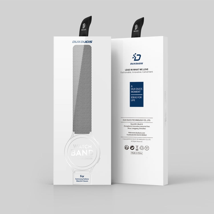 DUX DUCIS Milanese Watch Band For Samsung Watch Series 20mm(Silver) by DUX DUCIS