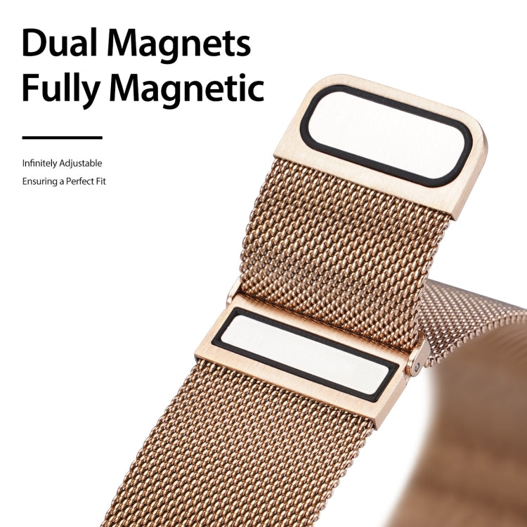 DUX DUCIS Milanese Watch Band For Samsung Watch Series 22mm(Gold) by DUX DUCIS