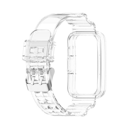 For Huawei Watch Fit 2 Integrated Transparent Silicone Watch Band(Transparent White) by bashfashion