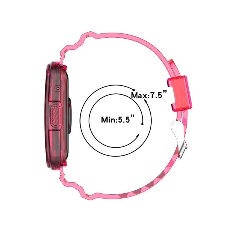 For Huawei Watch Fit 2 Integrated Transparent Silicone Watch Band(Transparent White) by bashfashion